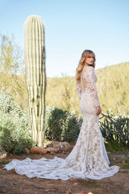 Back of 6511 Wedding Dress from the Lillian West Spring/Summer 2018 Bridal Collection