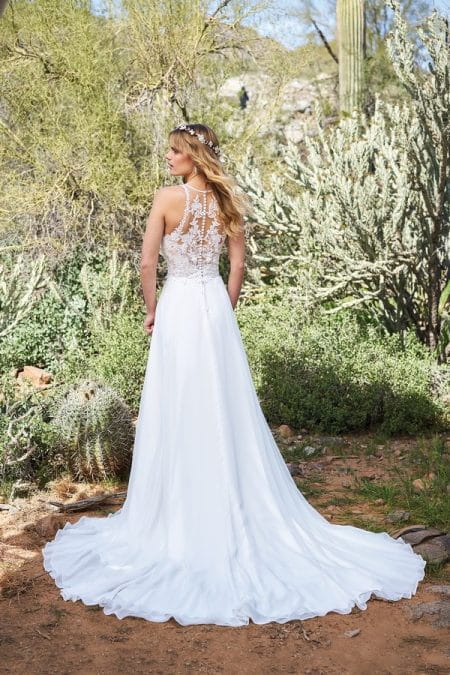 Back of 6515 Wedding Dress from the Lillian West Spring/Summer 2018 Bridal Collection