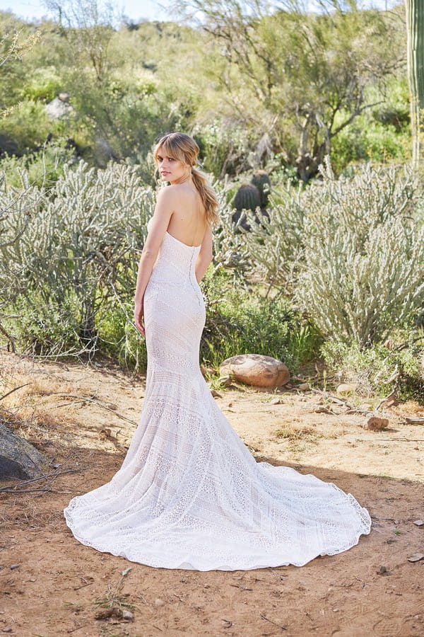 Back of 6516 Wedding Dress from the Lillian West Spring/Summer 2018 Bridal Collection