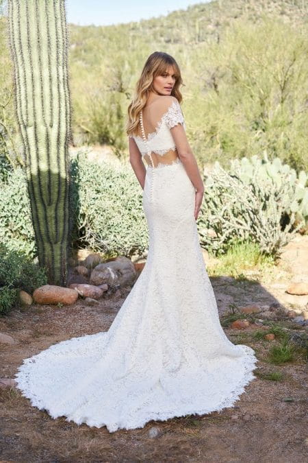 Back of 6519 Wedding Dress from the Lillian West Spring/Summer 2018 Bridal Collection