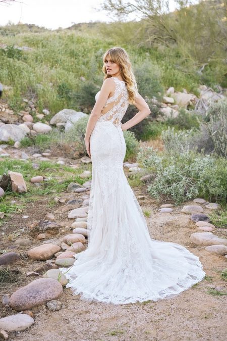 Back of 6521 Wedding Dress from the Lillian West Spring/Summer 2018 Bridal Collection