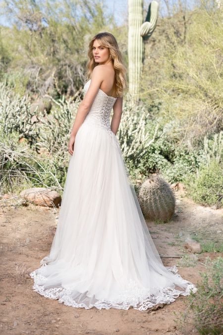 Back of 6526 Wedding Dress from the Lillian West Spring/Summer 2018 Bridal Collection