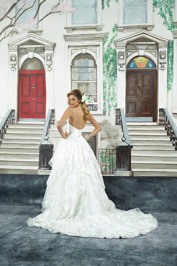 Back of 8948 Wedding Dress from the Justin Alexander Spring/Summer 2018 Bridal Collection