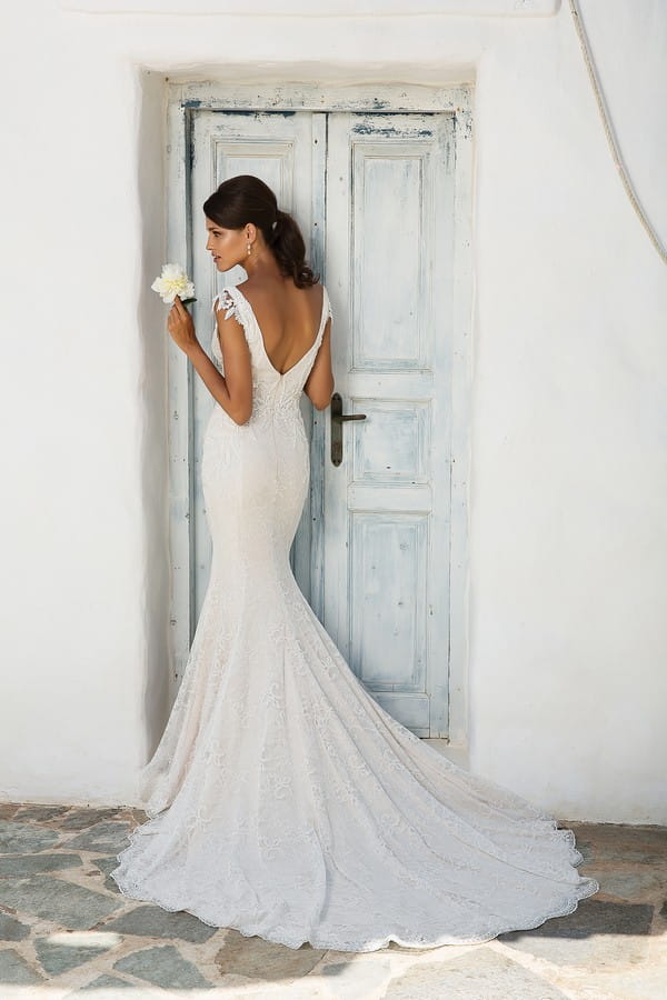 Back of 8966 Wedding Dress from the Justin Alexander Spring/Summer 2018 Bridal Collection