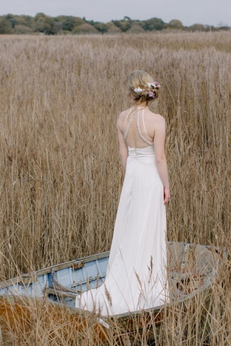 Back of Amber Wedding Dress from the Luella's Bridal Expectations 2018 Collection