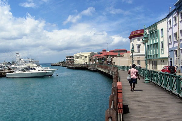 Bridgetown Waterfront, Barbados, Caribbean Honeymoon Destination