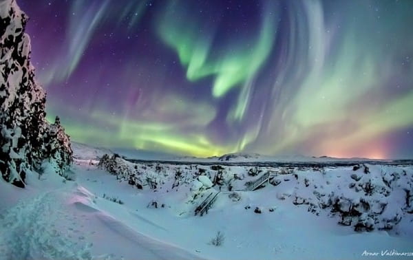 Northern Lights, Thingvellir, Iceland