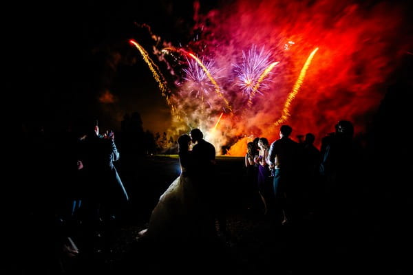 Wedding fireworks display - Picture by Damion Mower Photography