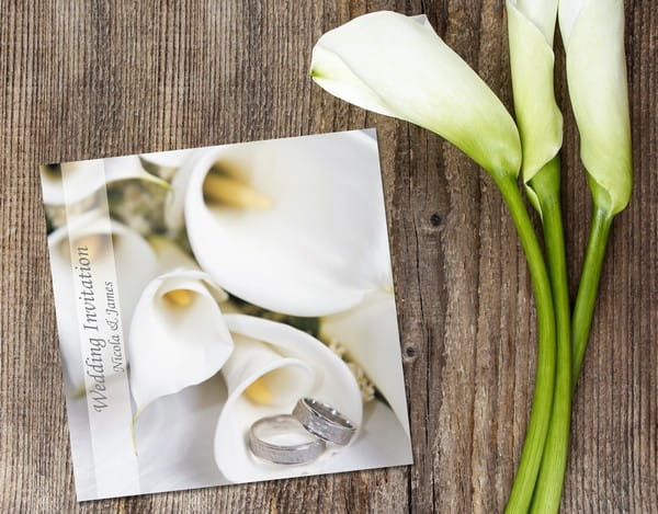 Calla Lily Wedding Invitation