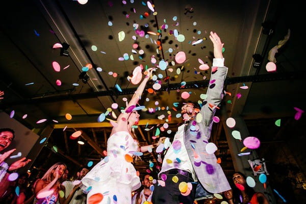 Confetti Shower on Dance Floor