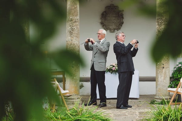 Uncle Bobs Taking Pictures at Wedding