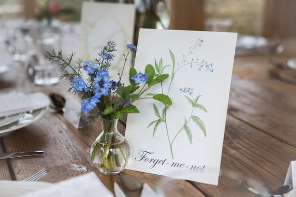 Forget-me-not card