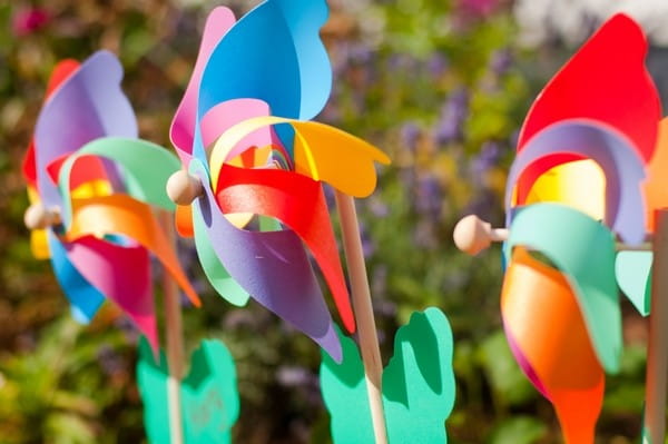 Colourful Pinwheels