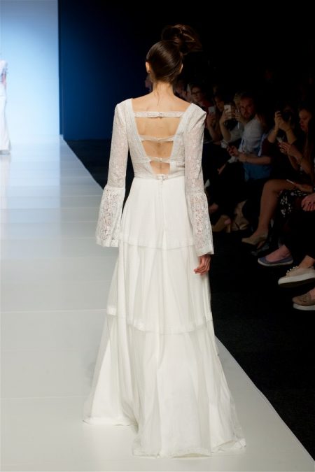 Back of Constance Wedding Dress from the Sassi Holford 2018 Bridal Collection