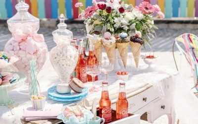 Colourful 1960’s Mod Inspired Ice Cream Hen Party