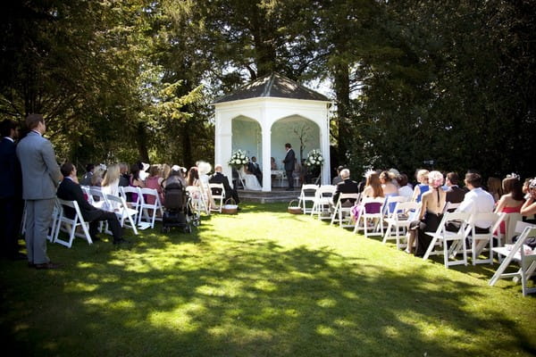 Outdoor Wedding Ceremony at Wasing Park in Berkshire