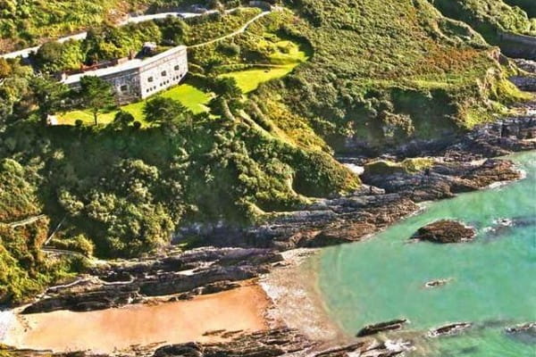 Polhawn Fort on Cliff Edge in Cornwall