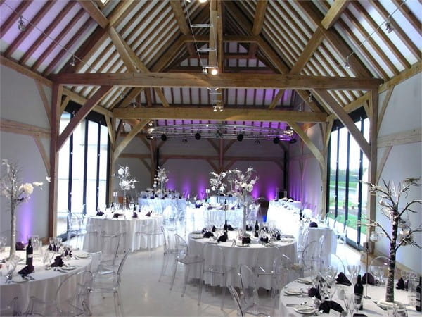 Wedding Tables in Redhouse Barn, Worcestershire