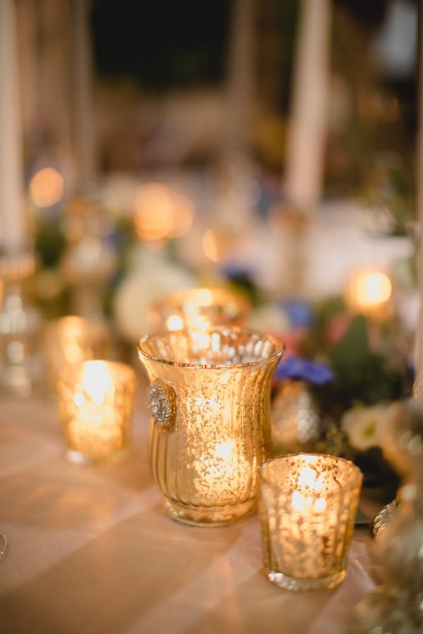 Votives with candles