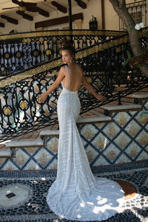 Back of 19-24 Wedding Dress from the BERTA Miami Spring/Summer 2019 Bridal Collection