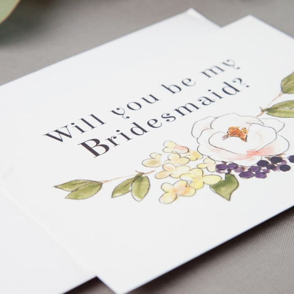 Bridesmaid Proposal Card by Anna Jayne Designs