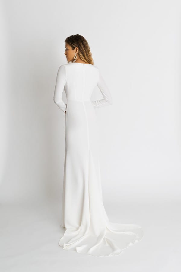 Back of Celine Wedding Dress from the Alexandra Grecco The Magic Hour 2018 Bridal Collection