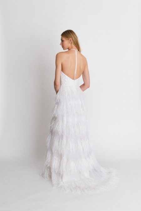 Back of Coco Wedding Dress from the Alexandra Grecco The Magic Hour 2018 Bridal Collection