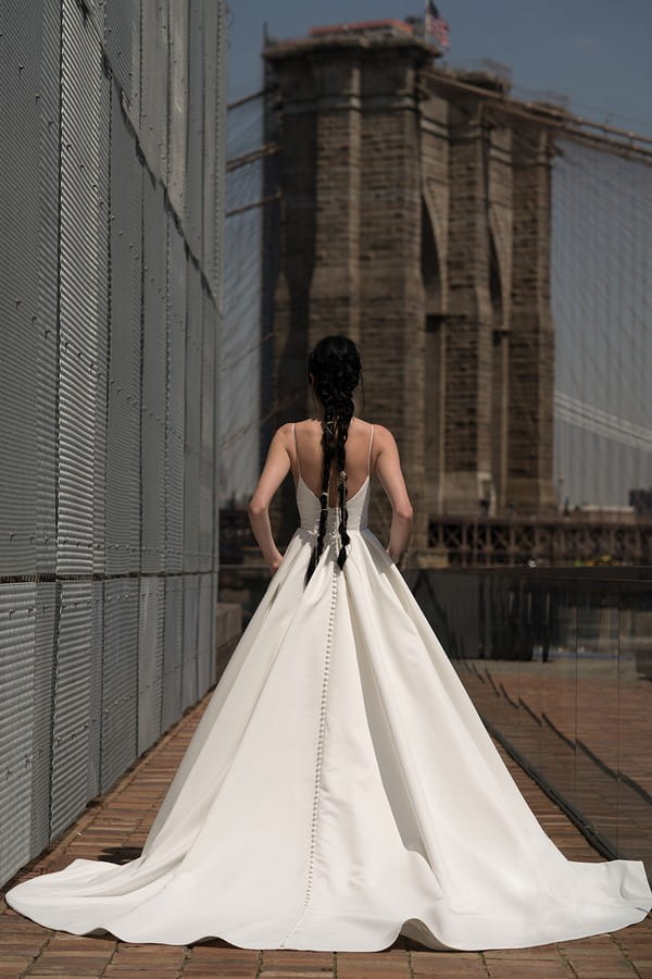 Back of Crawford Wedding Dress from the Rita Vinieris Alyne Spring 2019 Bridal Collection