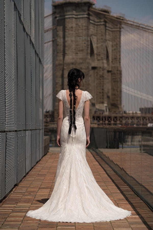 Back of Harlow Wedding Dress from the Rita Vinieris Alyne Spring 2019 Bridal Collection