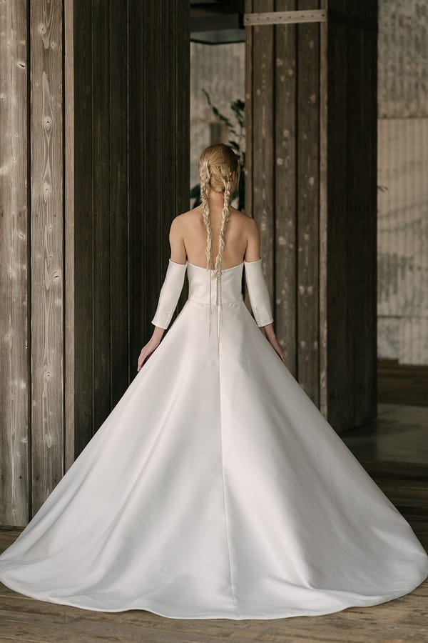 Back of Hepburn Wedding Dress from the Rita Vinieris Rivini Spring 2019 Bridal Collection