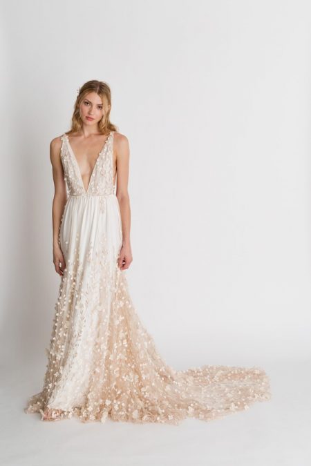 Iris Floral Wedding Dress from the Alexandra Grecco The Magic Hour 2018 Bridal Collection