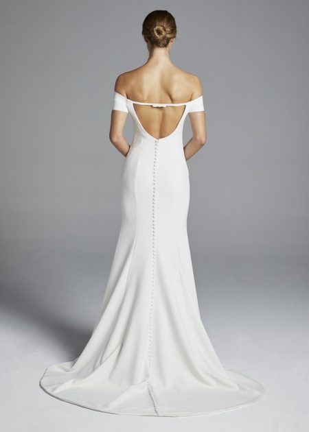 Back of Jolie Wedding Dress from the Anne Barge Spring 2019 Bridal Collection