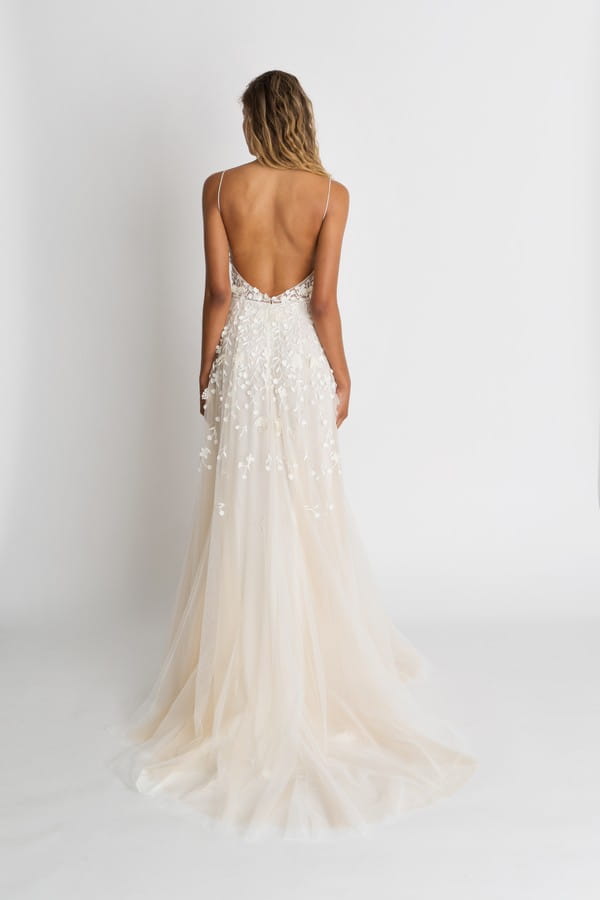Back of Lana Wedding Dress from the Alexandra Grecco The Magic Hour 2018 Bridal Collection