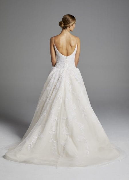 Back of Maggie Wedding Dress from the Anne Barge Spring 2019 Bridal Collection