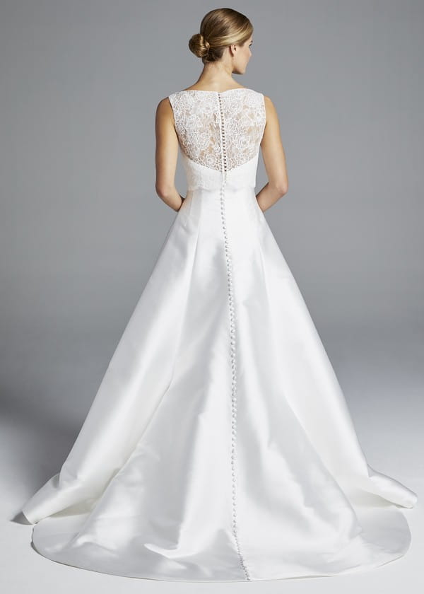 Back of Mindy Wedding Dress with Top from the Anne Barge Spring 2019 Bridal Collection