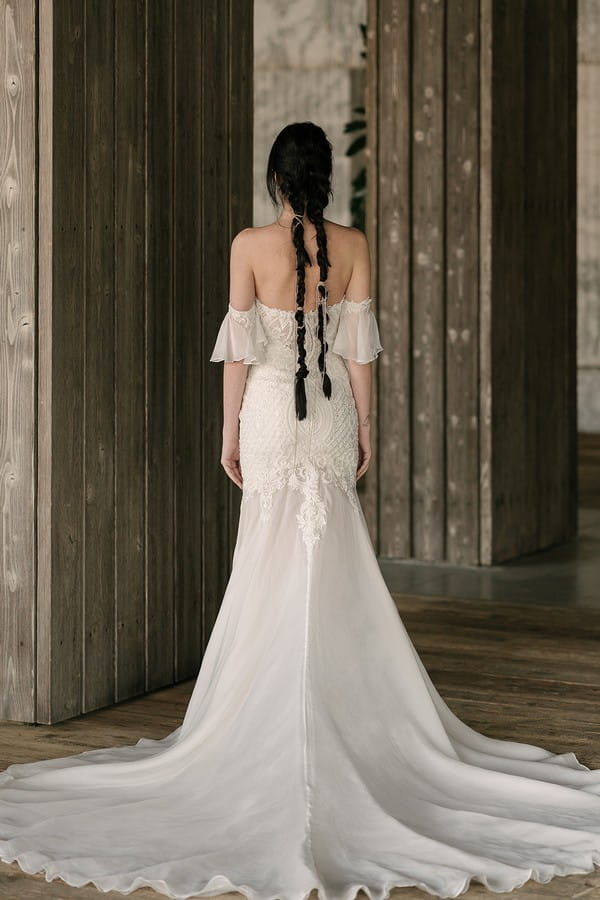 Back of Monroe Wedding Dress from the Rita Vinieris Rivini Spring 2019 Bridal Collection