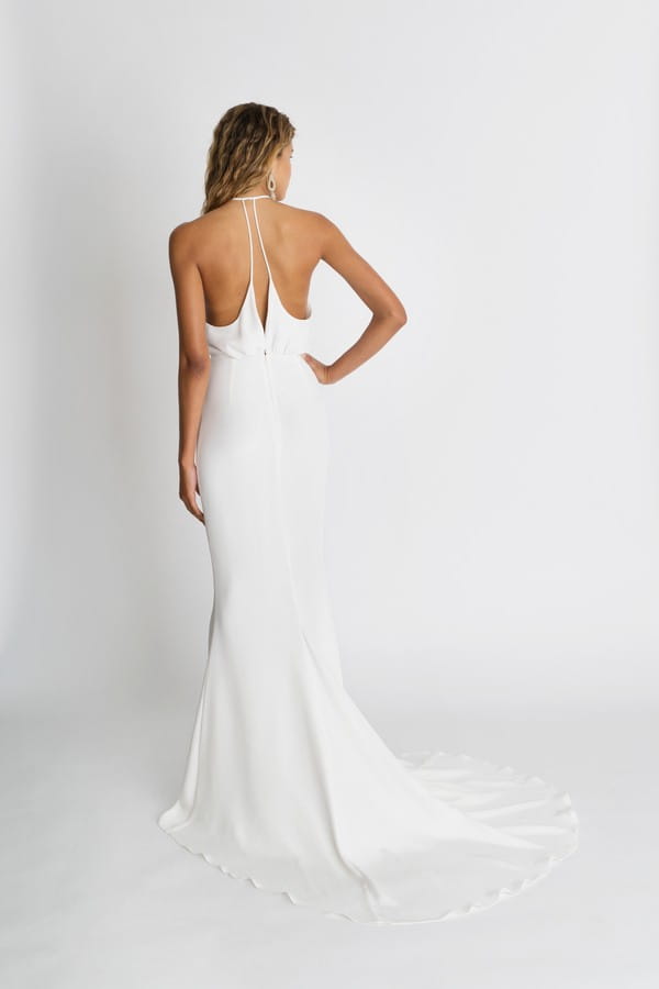 Back of Nico Wedding Dress from the Alexandra Grecco The Magic Hour 2018 Bridal Collection