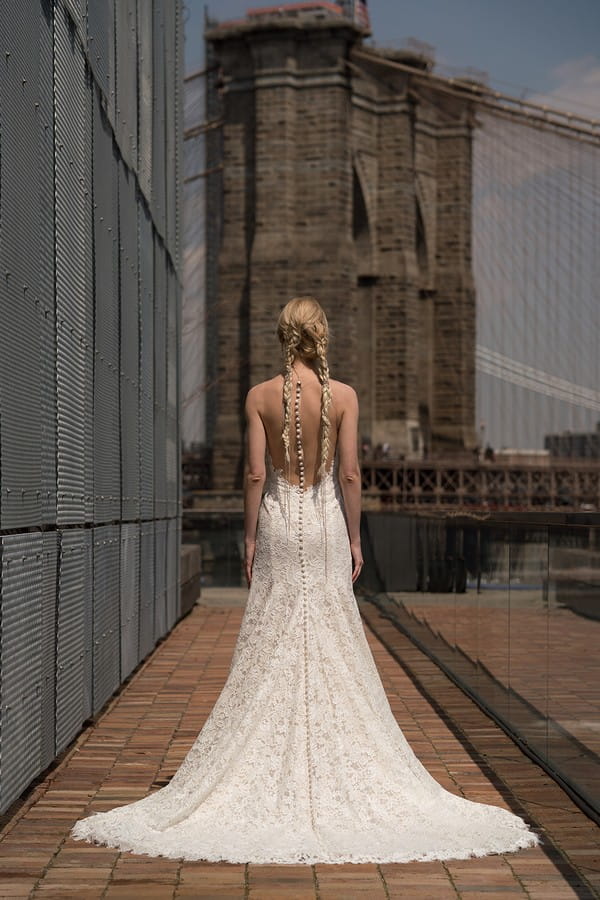 Back of Roosevelt Wedding Dress from the Rita Vinieris Alyne Spring 2019 Bridal Collection