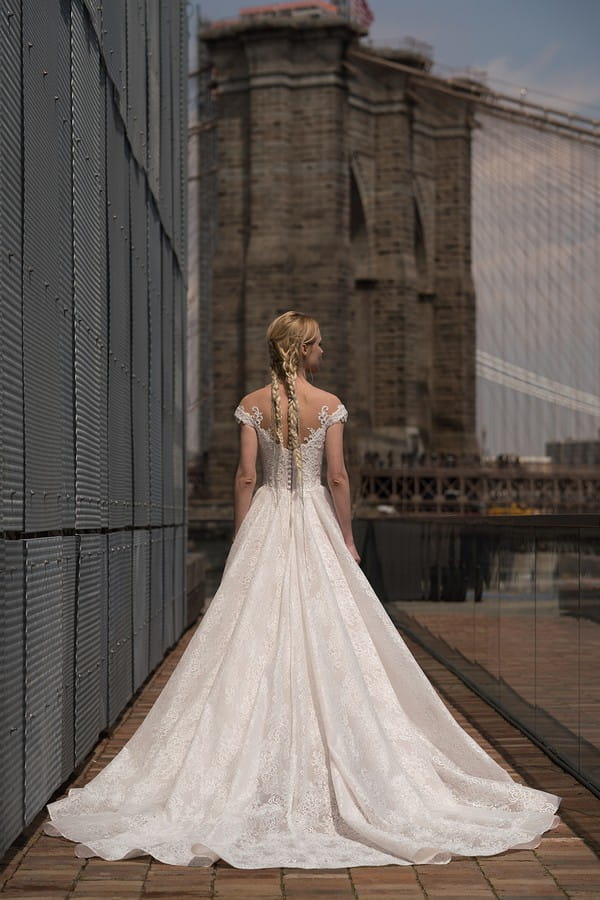 Back of West Wedding Dress from the Rita Vinieris Alyne Spring 2019 Bridal Collection