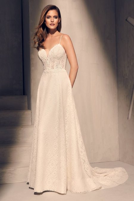 2201 Wedding Dress from the Mikaella Fall 2018 Bridal Collection