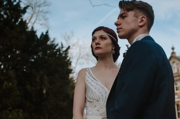 Vintage bride with headband