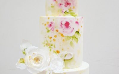 Hand-Painted Wedding Cakes — Edible Works of Art