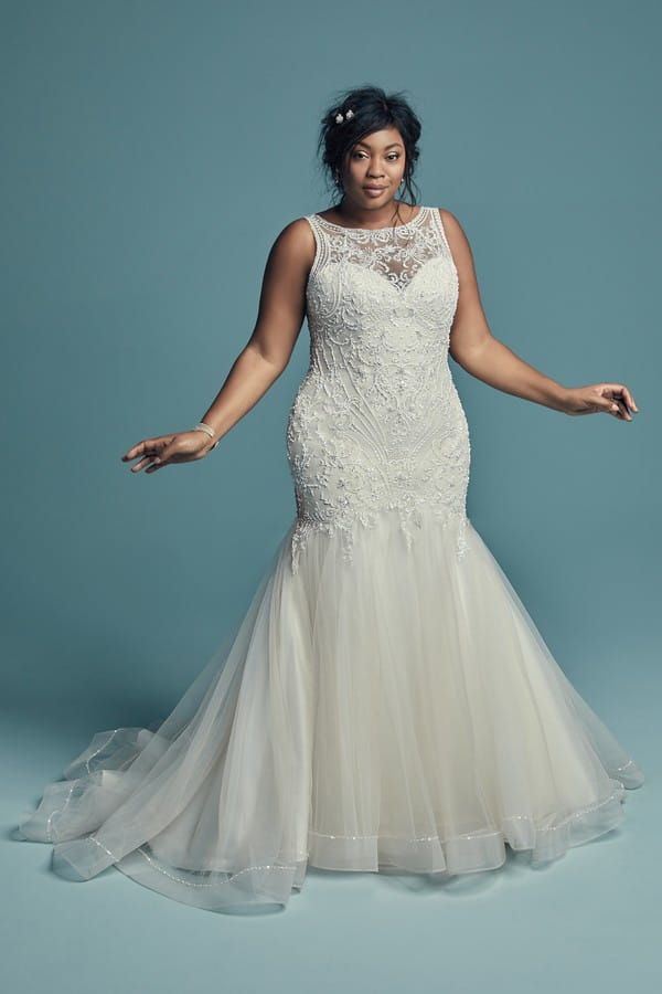 Ariella Marie Plus Size Wedding Dress from the Maggie Sottero Lucienne Fall 2018 Bridal Collection