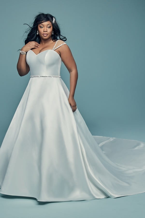 Benicia Plus Size Wedding Dress from the Maggie Sottero Lucienne Fall 2018 Bridal Collection