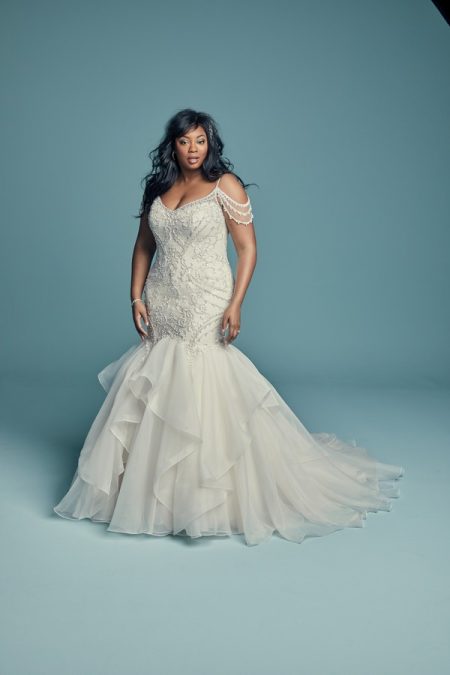 Brinkley Lynette Plus Size Wedding Dress from the Maggie Sottero Lucienne Fall 2018 Bridal Collection