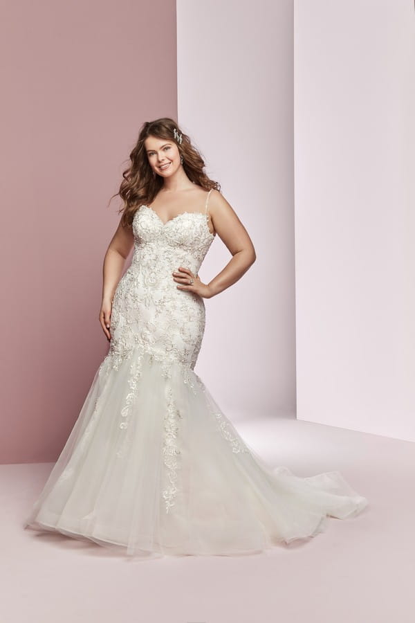 Claire Anne Plus Size Wedding Dress from the Rebecca Ingram Camille Fall 2018 Bridal Collection