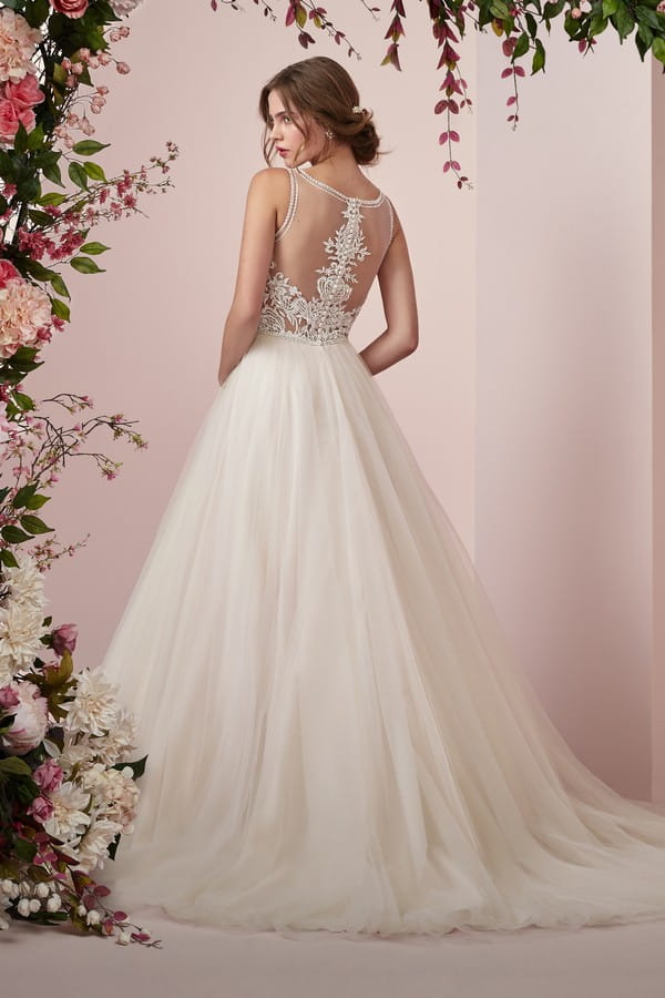 Back of Eliza Wedding Dress from the Rebecca Ingram Camille Fall 2018 Bridal Collection