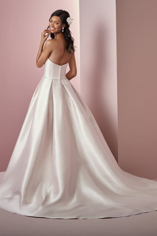 Back of Erica Anne Wedding Dress from the Rebecca Ingram Camille Fall 2018 Bridal Collection