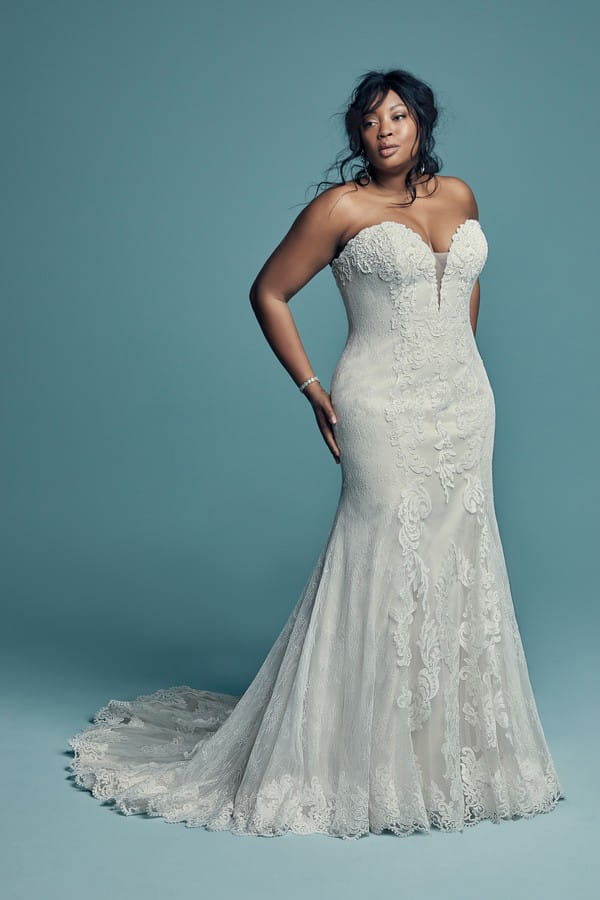 Freida Plus Size Wedding Dress from the Maggie Sottero Lucienne Fall 2018 Bridal Collection