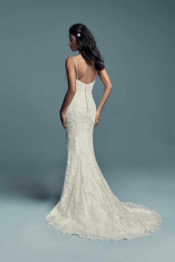 Back of Gwendolyn Wedding Dress from the Maggie Sottero Lucienne Fall 2018 Bridal Collection